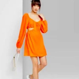 Wild Fable Peach Target Dress NWT